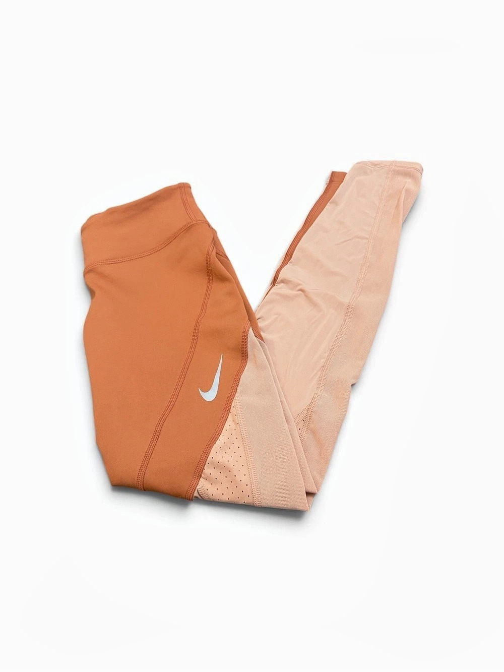 Nike Epic Lux Running Tights Leggings Orange & Pink XS